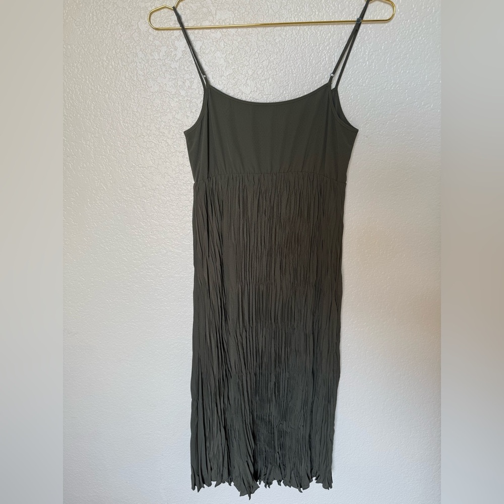 All Saints Pleated Accordian Style Dress small